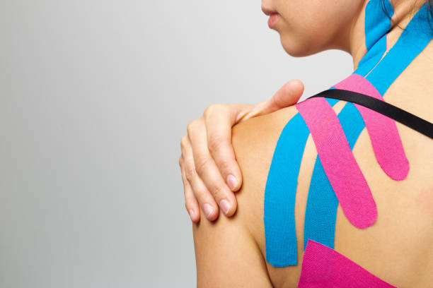 Kinesiotaping problematycznego obszaru ciała